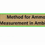 Method for Ammonia Measurement in Ambient Air (Indophenol Blue Method)
