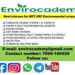 NTA UGC NET Environmental sciences September 2020 question paper