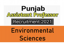 Punjab Assistant Professor/faculty Recruitment