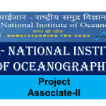 Project Associate-II (Atmospheric aerosol chemistry over marine region and its impact on biogeochemistry of North Indian Ocean)